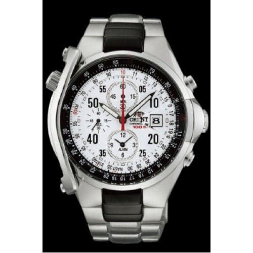 ORIENT: Quartz Sports Watch, Metal Strap - 45.0mm (TD0G002W)